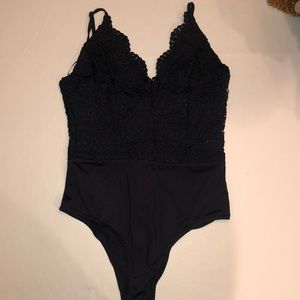 Black Lace Bodysuit